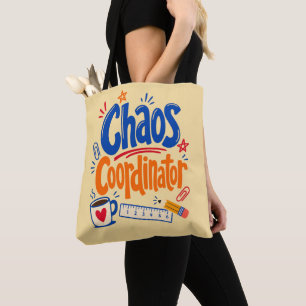 Bolsa Tote Professor Coordenador de Caos Design de Volta às A