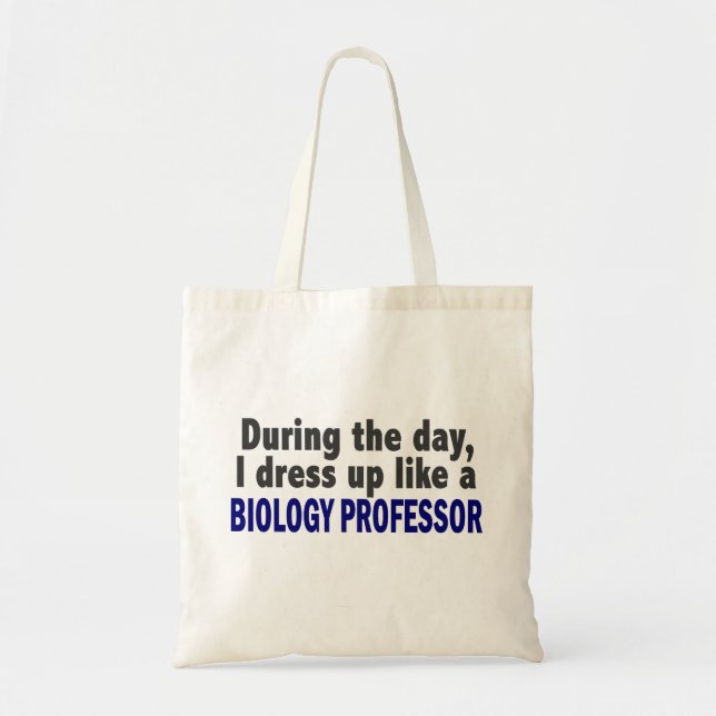 Bolsa Tote Professor da biologia durante o dia (Frente)
