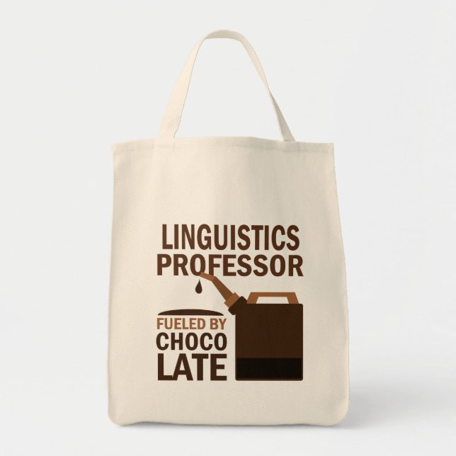 Bolsa Tote Professor da linguística presente (engraçado) (Frente)