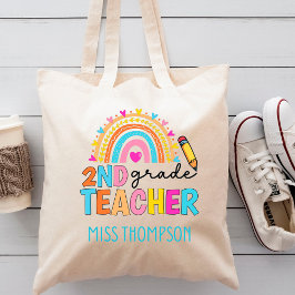 Bolsa Tote Professor de Arco-Íris do segundo Moderno Personal