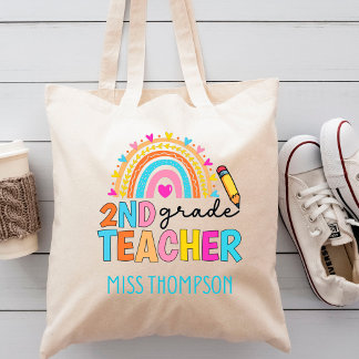 Bolsa Tote Professor de Arco-Íris do segundo Moderno Personal