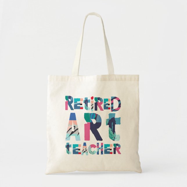 Bolsa Tote Professor de Arte Reformado Ensinando Presente de  (Frente)