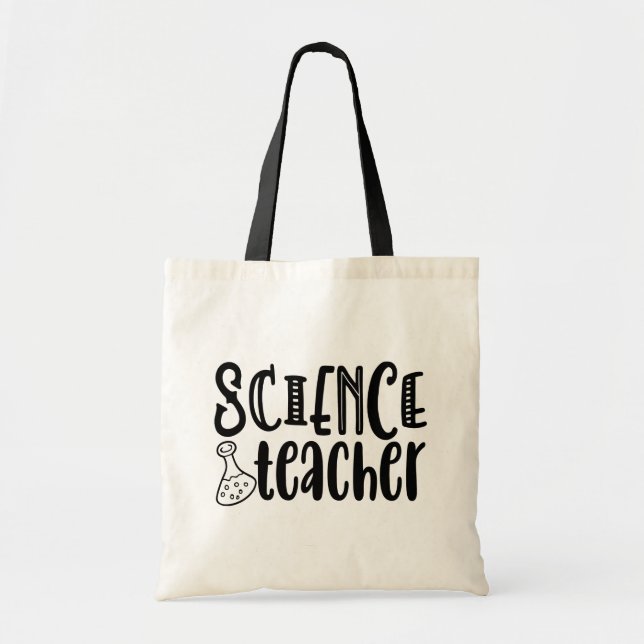 Bolsa Tote Professor de Ciência em Física de Química do nerd (Frente)