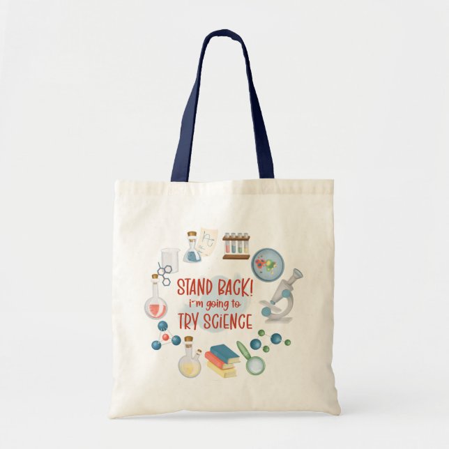 Bolsa Tote Professor de Ciências (Frente)