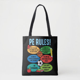 Bolsa Tote Professor de Educação Física Educação Secund