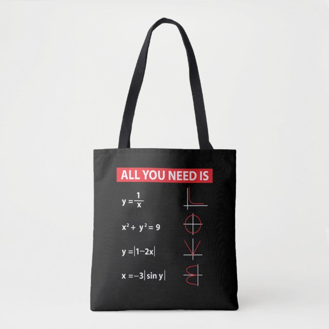 Bolsa Tote Professor de Matemática em Álgebra de Matemática O (Frente)