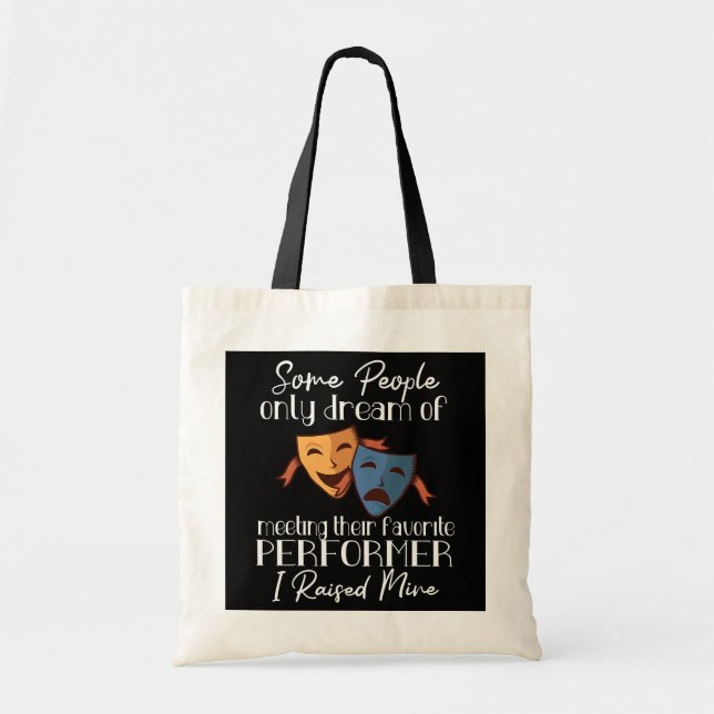 Bolsa Tote Professor de Teatro Teatro Teatral Ator Nerd de Te (Frente)