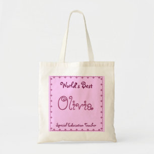 Bolsa Tote Professor do ENSINO ESPECIAL do mundo CONHECIDO