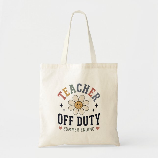 Bolsa Tote Professor Fora de Serviço Verão Terminando Profess (Frente)