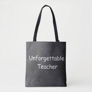 Bolsa Tote Professor inesquecível Design de quadro de chalbo