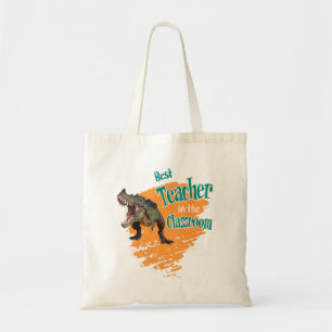 Bolsa Tote Professor Mais Engraçado da Sala de Aula Dinossaur