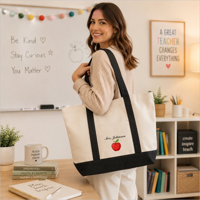 Bolsa Tote Professor Personalizado  (Criador carregado)