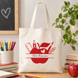 Bolsa Tote Professor personalizado da escola 