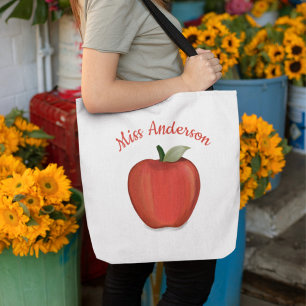 Bolsa Tote Professor Personalizado Mínimo Personalizado da Ap