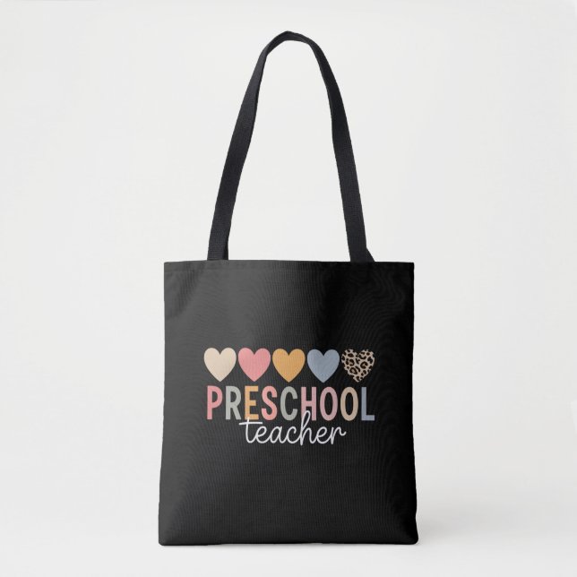 Bolsa Tote Professor Pré-Escola Volta às Aulas  (Frente)