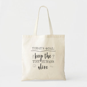 Bolsa Tote Professor que ensina o presente humano minúsculo