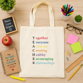 Bolsa Tote Professor Sigla Diversão Apreciação de Professor
