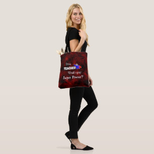Bolsa Tote Professor super-herói