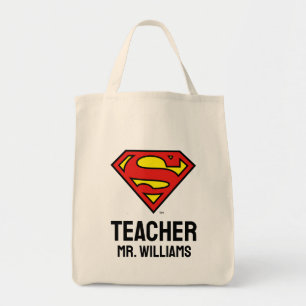 Bolsa Tote Professor Superman S-Shield Logotipo Superman