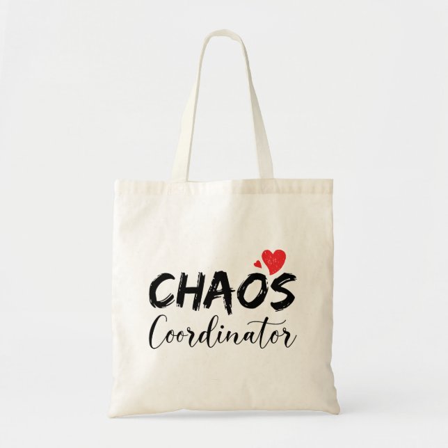 Bolsa Tote Professora Coordenadora do Caos (Frente)