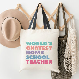Bolsa Tote Professora da escola de homenagens mais Okayest do