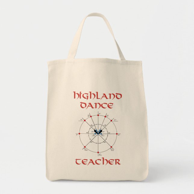 Bolsa Tote Professora de dança do Highland da Escócia (Frente)