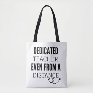 Bolsa Tote Professora Dedicada Mesmo De Distância
