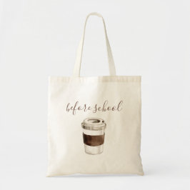 Bolsa Tote Professora Engraçada De Café Da Escola