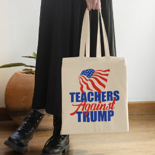 Bolsa Tote Professores Contra Trump 2024 Eleição Política
