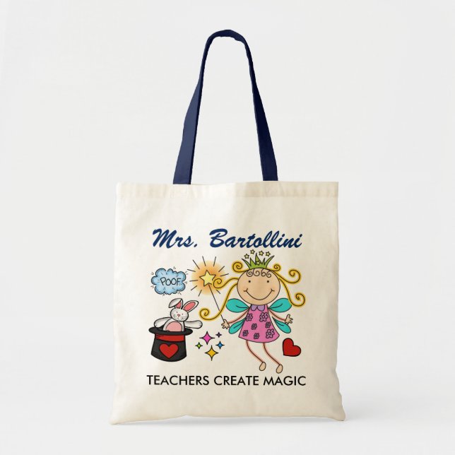 Bolsa Tote Professores Criam magia - SRF (Frente)