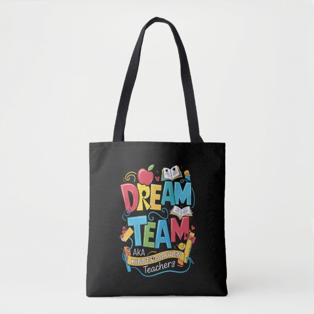 Bolsa Tote Professores do Jardim de Infância do Dream Team de (Frente)
