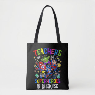 Bolsa Tote Professores Engraçados São Super-Heróis Presente d