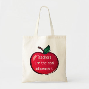 Bolsa Tote "Professores são os verdadeiros influenciadores"