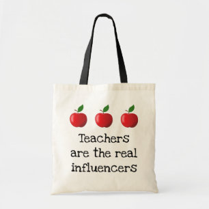 Bolsa Tote "Professores são os verdadeiros influenciadores" m