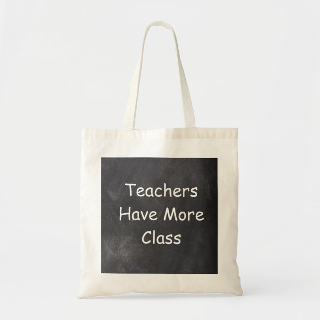Bolsa Tote Professores Têm Mais Presente De Design De Chalkbo (Frente)