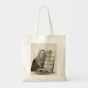 Bolsa Tote Profeta Moisés com as Tábuas da Lei