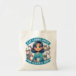 Bolsa Tote Profissão Feminista Bonita Gato Isolado Lady Harri