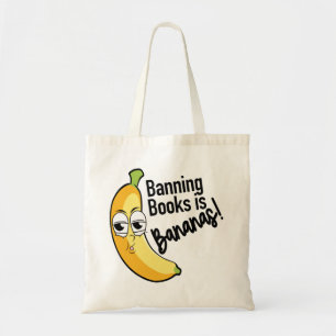 Bolsa Tote Proibição de Livros Bananas