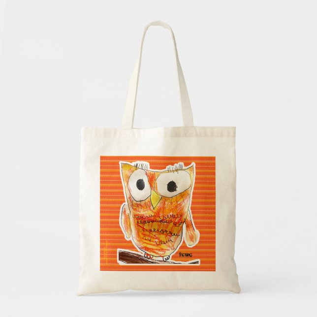 Bolsa Tote Projeto da arte da juventude da coruja | do (Frente)
