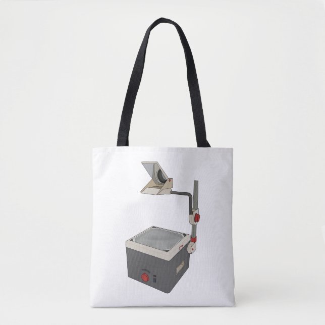 Bolsa Tote Projetor de Sobrecarga OHP 80s 90s (Frente)