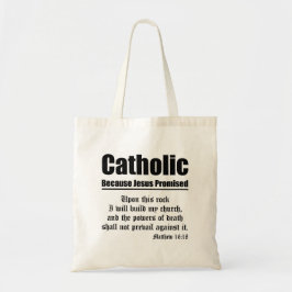 Bolsa Tote Promessa Católica