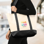 Bolsa Tote Promocional com marca de logotipo comercial person<br><div class="desc">Personalize facilmente este saco de totes de tendências com o logotipo da sua própria empresa e informações sobre o promocional. Sacos de tote personalizados são excelentes como presentes corporativos para funcionários, clientes e clientes. Também podem ser usados para promover sua marca de negócios em exposições, conferências ou como ofertas de...</div>