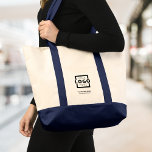 Bolsa Tote Promocional com marca de logotipo da empresa perso<br><div class="desc">Personalize facilmente este saco de totes de tendências com o logotipo da sua própria empresa e informações sobre o promocional. Sacos de tote personalizados são excelentes como presentes corporativos para funcionários, clientes e clientes. Também podem ser usados para promover sua marca de negócios em exposições, conferências ou como ofertas de...</div>