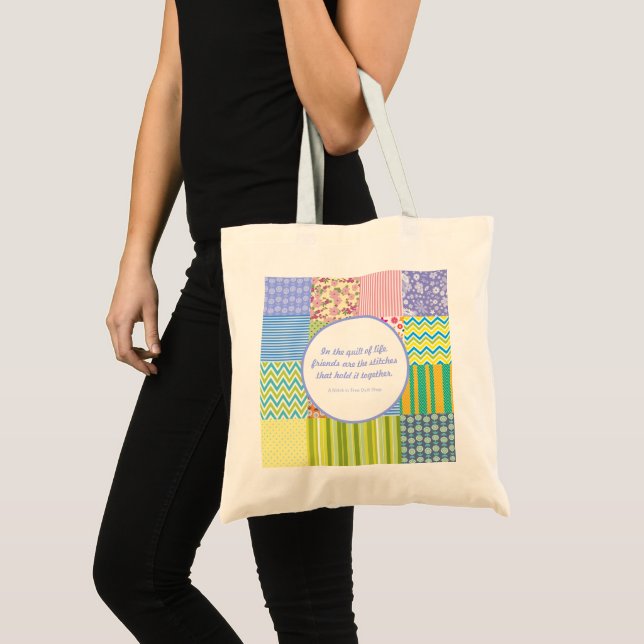 Bolsa Tote Promocional de Compro de Coleta de Correção de Fil (Frente (produto))
