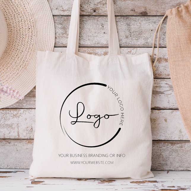 Bolsa Tote Promocional de logotipo de empresa personalizado (Criador carregado)