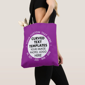 Bolsa Tote Promocional de logotipo personalizado PLUM PURPLE