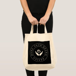 Bolsa Tote Promocional de texto e logotipo personalizado mini