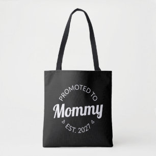 Bolsa Tote Promovida a Mamãe Desde 2027 Anúncio de Nova Mamãe