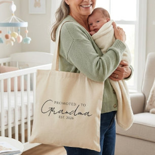 Bolsa Tote Promovido a Avó EST Ano Design Chic
