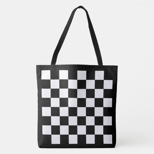 Bolsa Tote Pronto para Damas ou Xadrez a Qualquer Momento (Frente)